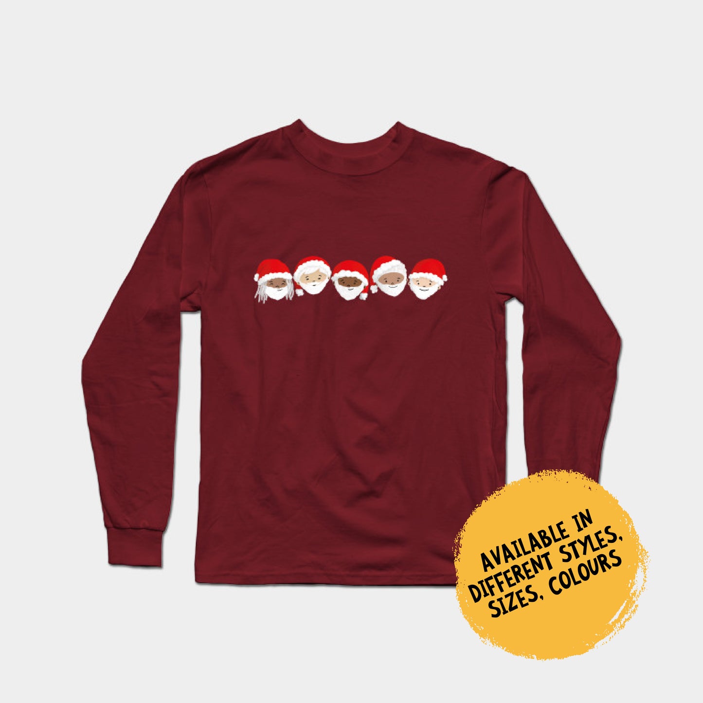 Long Sleeve Shirt - Happy Santas