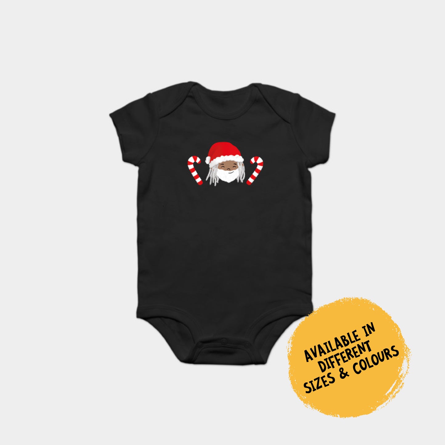 Onesie - Santa Jay with Candy Sticks