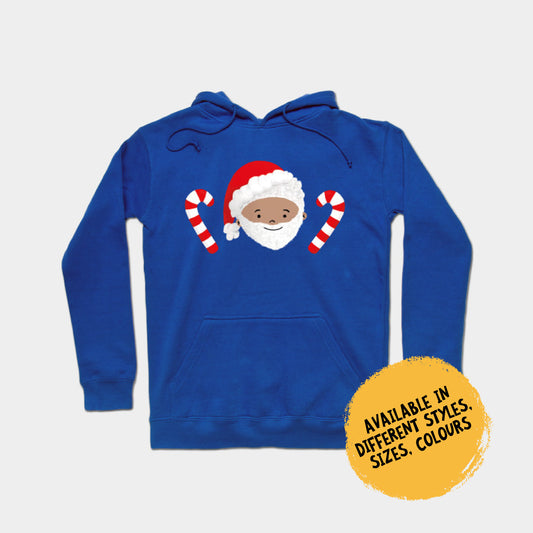 Hoodie - Santa Samuel with Candy Sticks