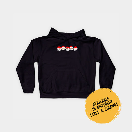 Kids Hoodie - Happy Santas