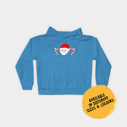 Kids Hoodie - Santa Jack with Candy Sticks