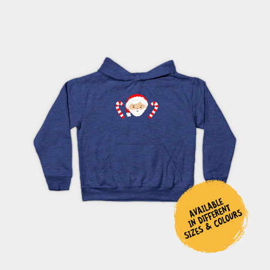 Kids Hoodie - Santa Jerry with Candy Sticks