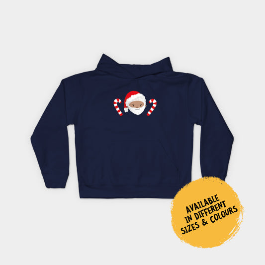 Kids Hoodie - Santa Samuel with Candy Sticks