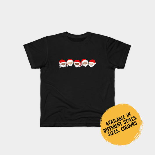 Kids T-Shirt - Happy Santas