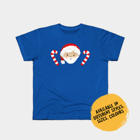 Kids T-Shirt - Santa Jerry with Candy Sticks