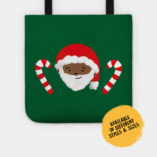 Tote Bag - Santa Darryl with Candy Sticks