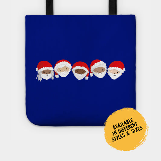 Tote Bag - Happy Santas