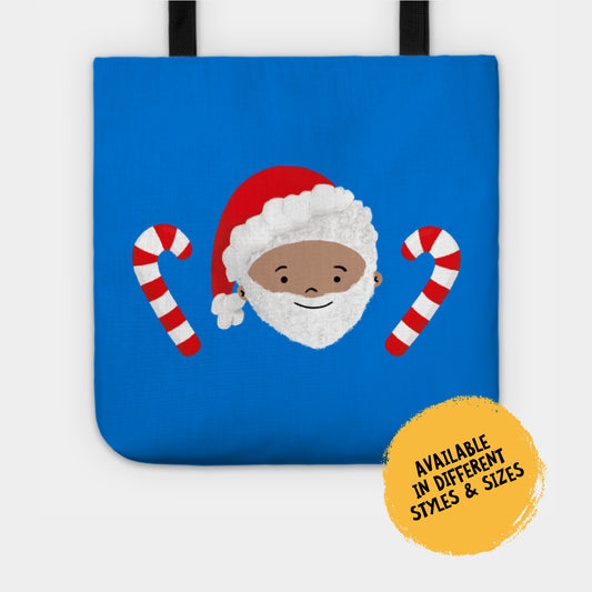 Tote Bag - Santa Samuel with Candy Sticks