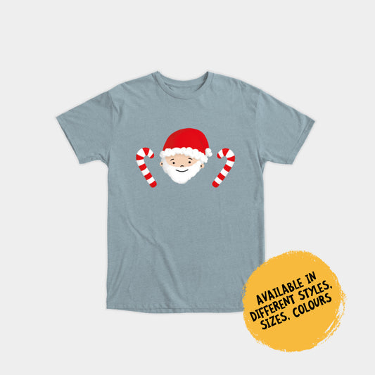 T-Shirt - Santa Jack with Candy Sticks
