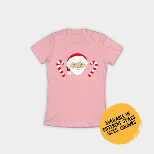 T-Shirt - Santa Jerry with Candy Sticks