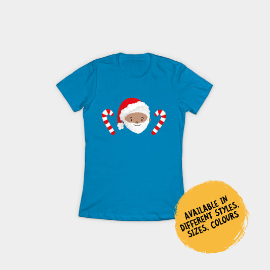 T-Shirt - Santa Samuel with Candy Sticks